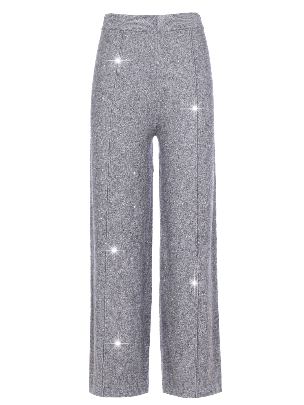 PANTALONE DETTAGLIO STRASS,3 TG,45%VI 35%PL 20%PA,MADE IN PRC        - GREY